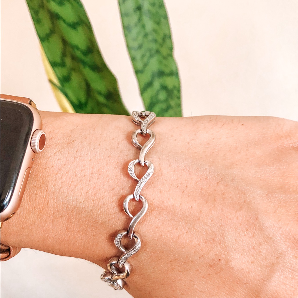 Gently Loved 14 Ct Diamond Tennis Bracelet